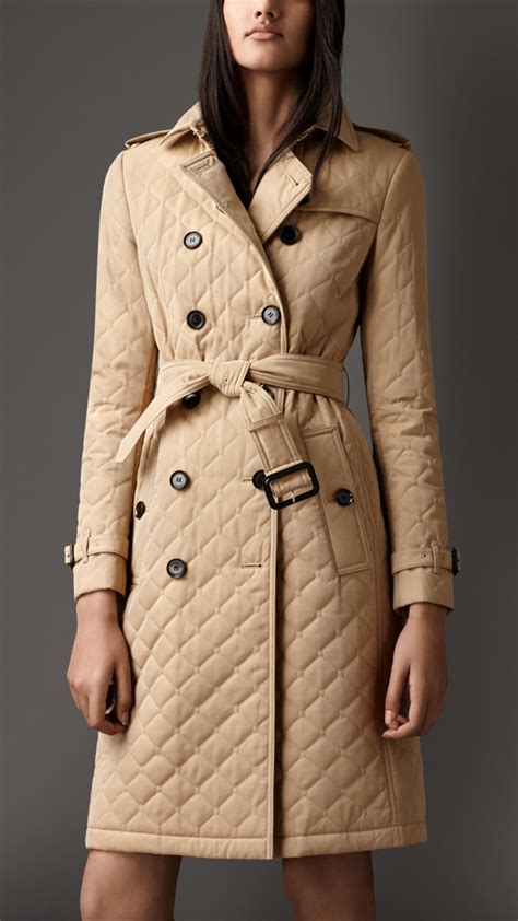 quilted trench coat burberry|burberry trench coat size 18.